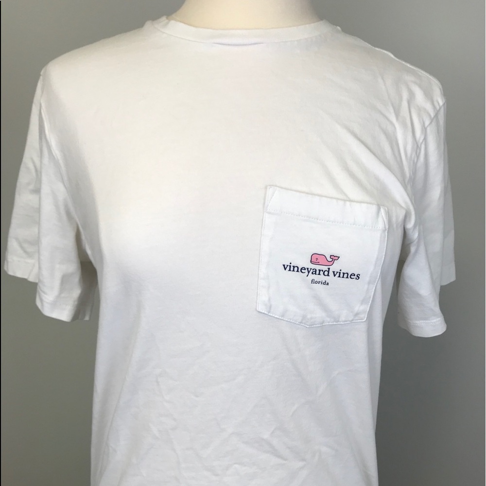 White Vineyard Vines Florida Logo T-Shirt